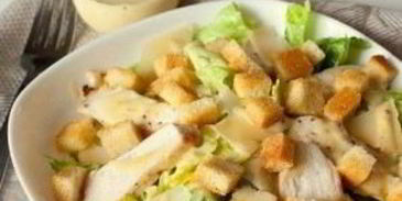 салат цезарь с курицей с майонезом