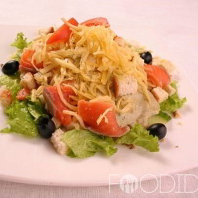 Цезарь с семгой