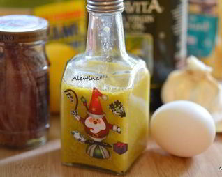 Заправка для салата Цезарь и салат