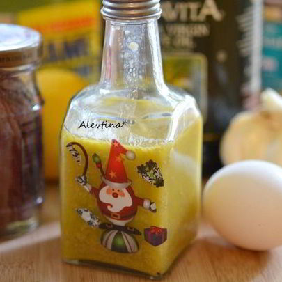 Заправка для салата Цезарь и салат