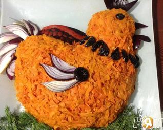 Салат Золотой Петушок