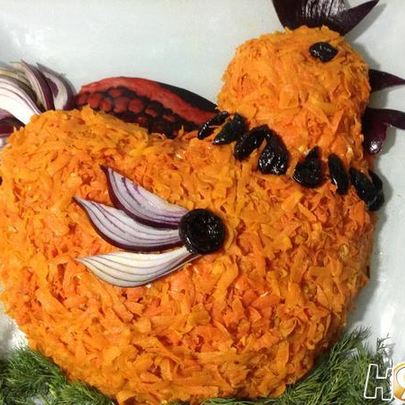 Салат Золотой Петушок