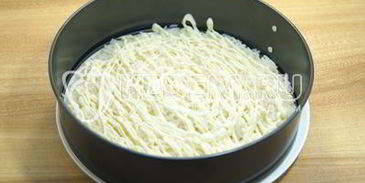 слоеный салат лесная загадка