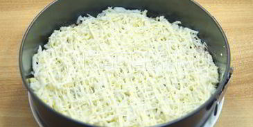 слоеный салат лесная загадка