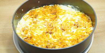 слоеный салат лесная загадка