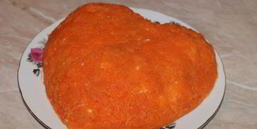 слоеный салат с крабовыми палочками и картофелем