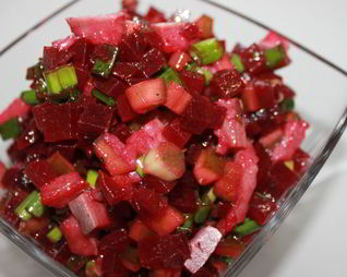 Ленивый винегрет с селедкой