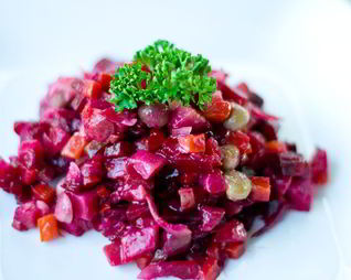 Постный винегрет