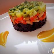 Рецепт Салата винегрет под одноименным соусом