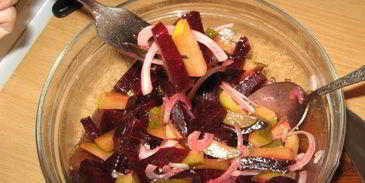 скудный винегрет