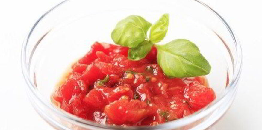 Рецепт свежего томатного винегрета