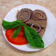 Рецепт Телятины, маринованной в соусе Винегрет с репчатым луком