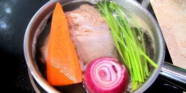 телятина, маринованная в соусе винегрет с репчатым луком