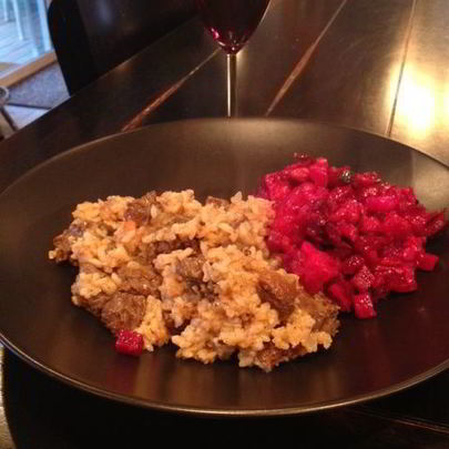 Винегрет c фасолью