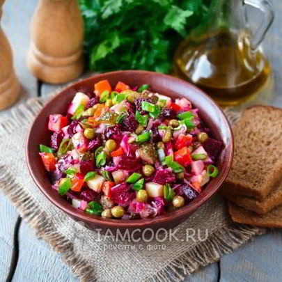 Винегрет классический с горошком