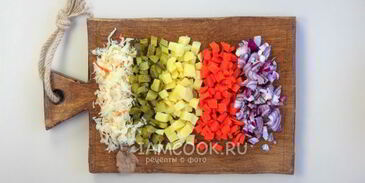 винегрет классический с горошком