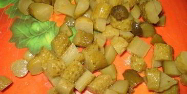 винегрет с черной фасолью