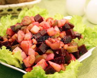 Винегрет с фасолью