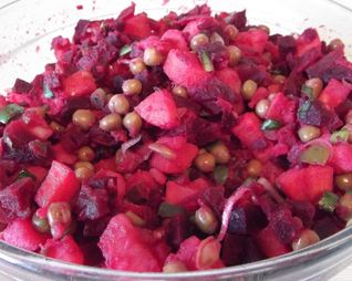 Винегрет с горошком