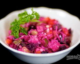 Винегрет с капустой