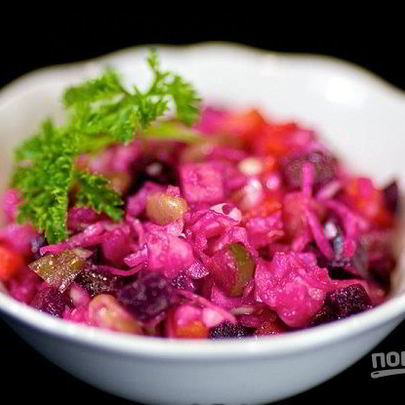 Винегрет с капустой