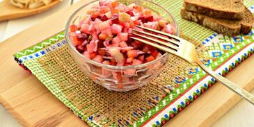 винегрет с квашеной капустой