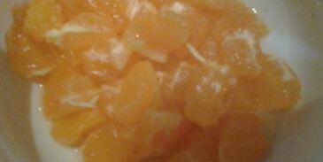 винегрет с мандаринками