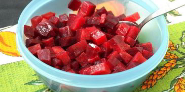 винегрет с маринованной тыквой