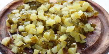 винегрет с морепродуктами