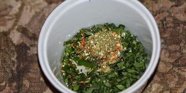 винегрет с морепродуктами