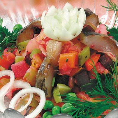 Винегрет с сельдью