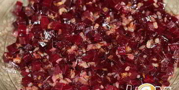 винегрет с солеными грибами