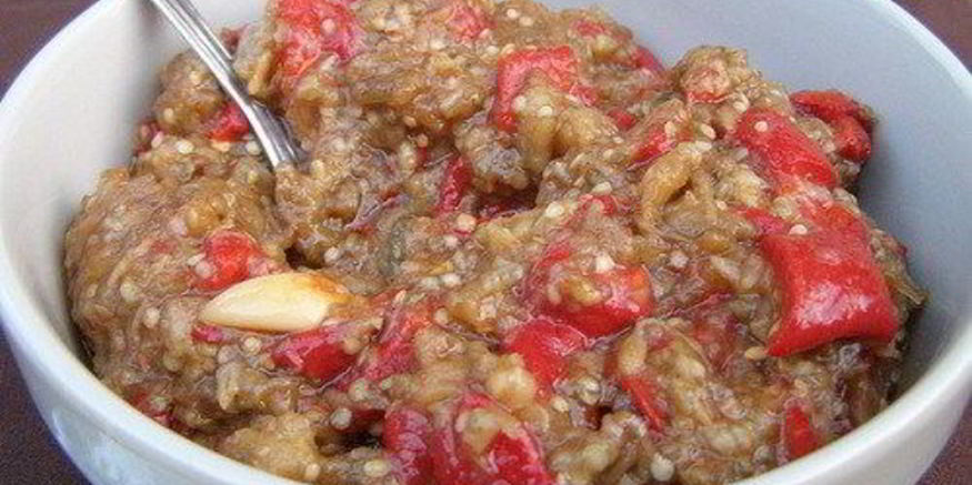 Рецепт дачного соуса из овощей на костре