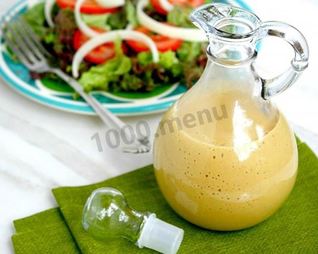 Горчично медовая заправка для салата