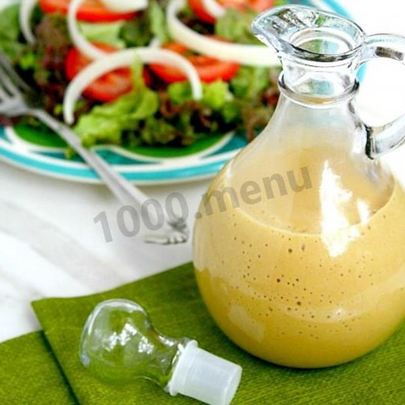 Горчично медовая заправка для салата