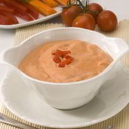 Рецепт Салатной заправки из козьего сыра и томатов