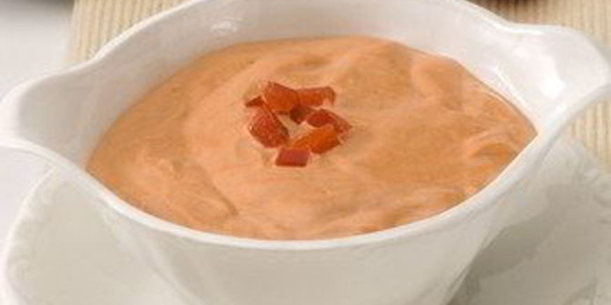 Рецепт салатной заправки иза козьего сыры и томатова