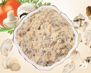 Сливочный соус с грибами для спагетти