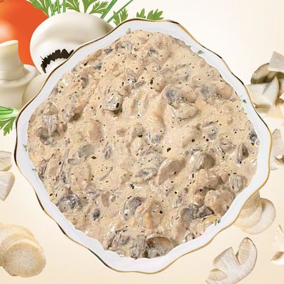 Сливочный соус с грибами для спагетти