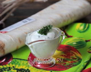 Соус для шаурмы Чесночный