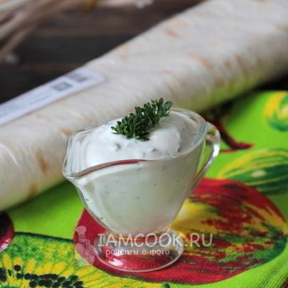 Соус для шаурмы Чесночный