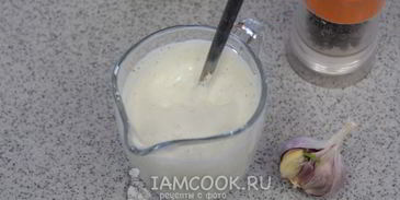 соус для шаурмы чесночный