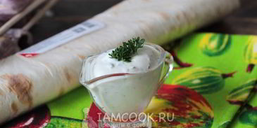 соус для шаурмы чесночный