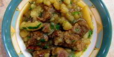 соус из баранины с картошкой