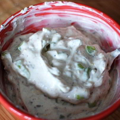 Соус из йогурта и огурцов