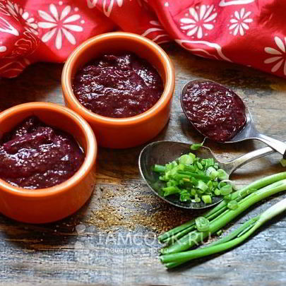 Соус из слив на зиму