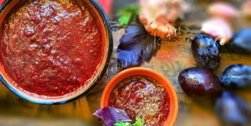 соус из слив на зиму