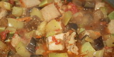 соус летний с мясом и овощами