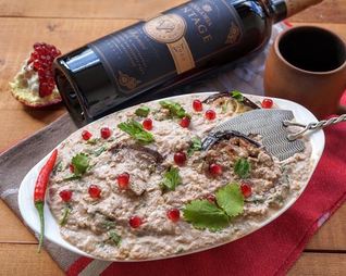 Сациви из баклажанов