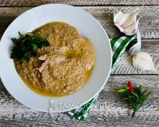 Сациви из курицы по-грузински